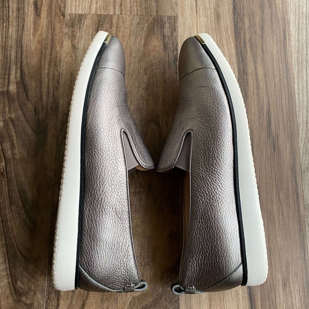 Cole Haan Grand Ambition Silver | Slip-on Women’s Loafer// 9